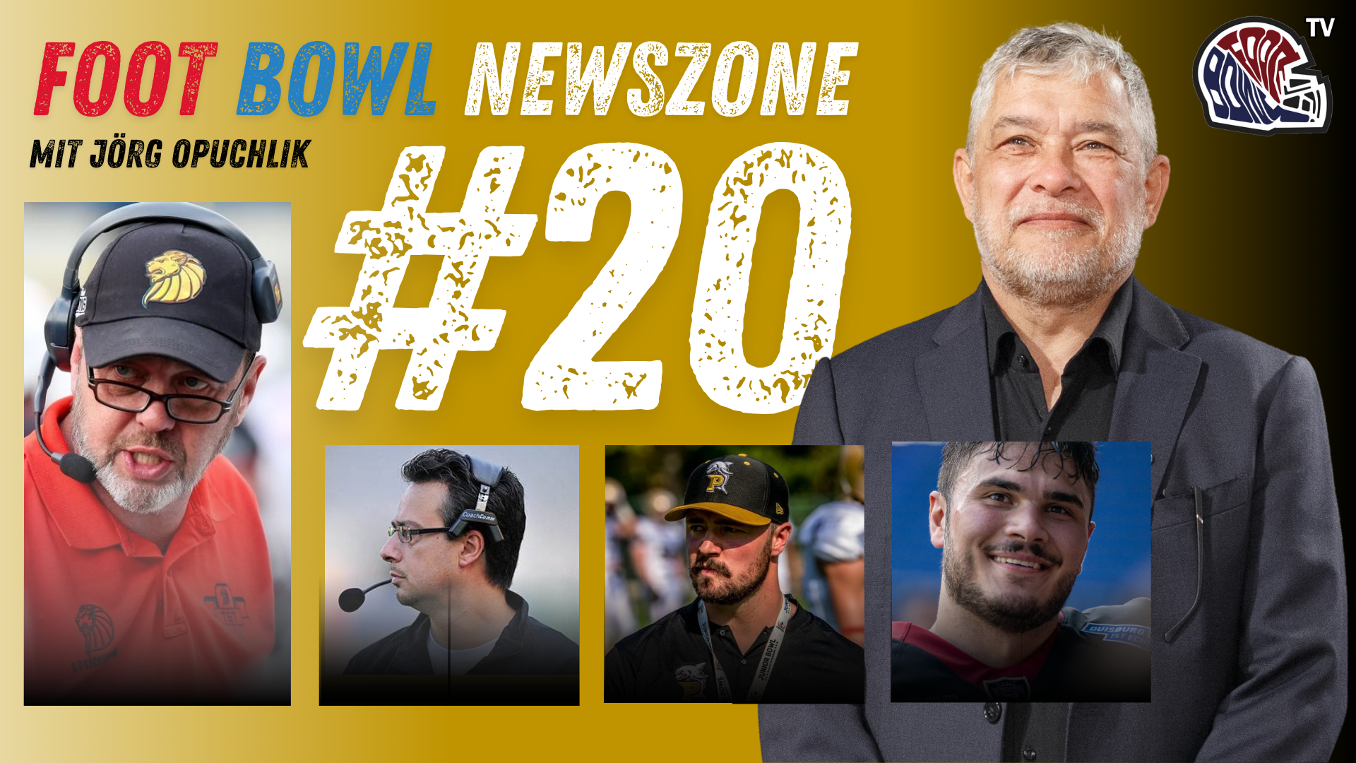 Mehr Highlights, mehr Gäste, mehr Footballnews!