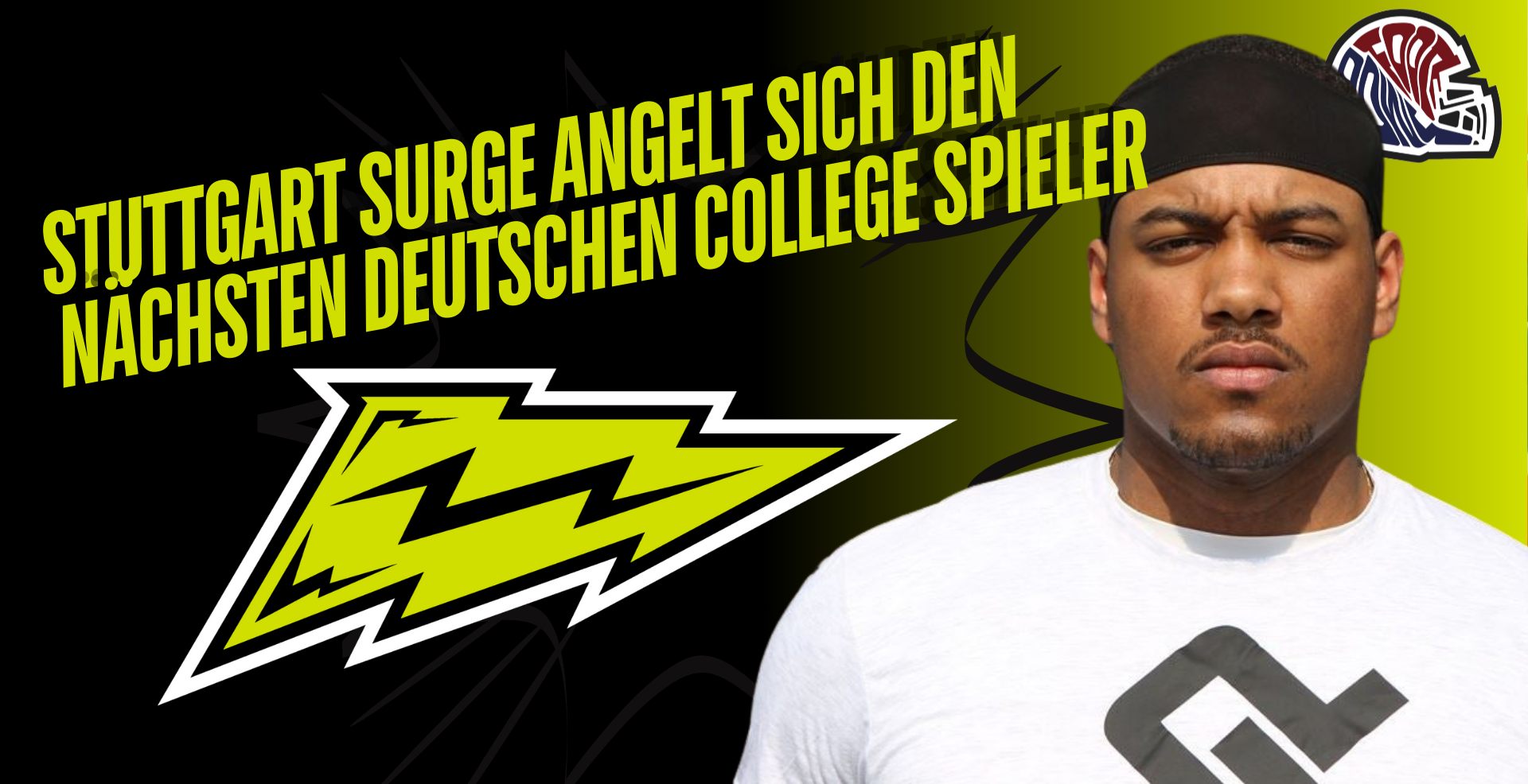 Surge angelt sich den nächsten deutschen College-Spieler