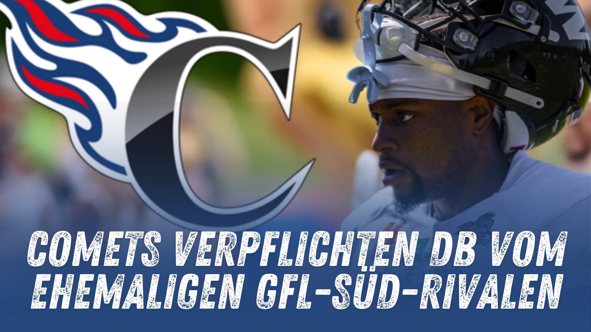 Comets verpflichten DB vom ehemaligen GFL-Süd-Rivalen