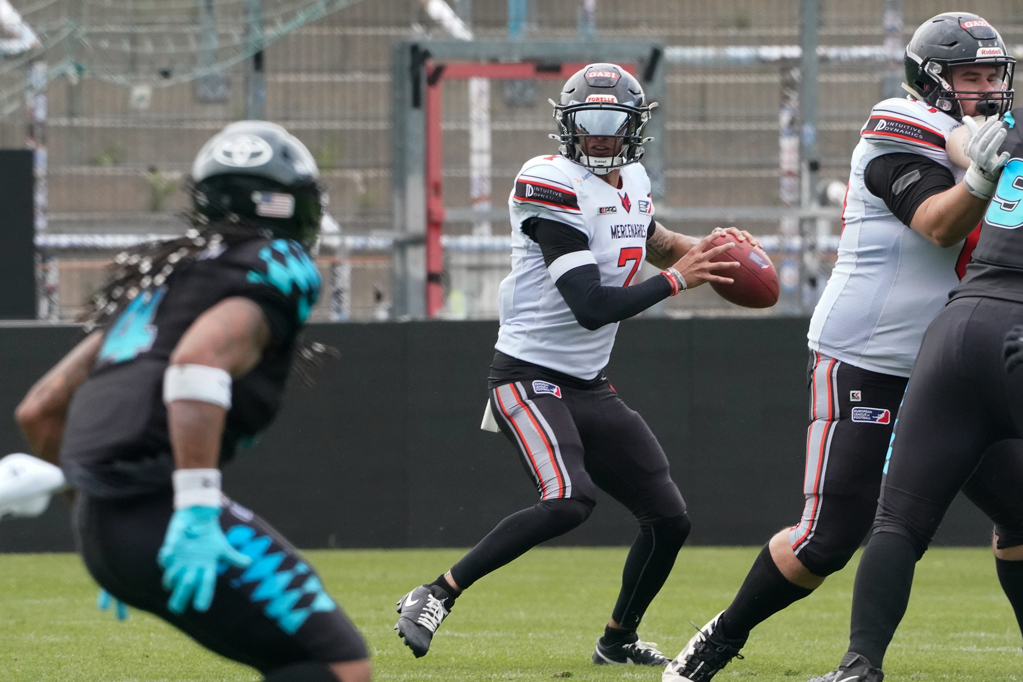 Mercenaries mit Veränderung auf der Quarterback-Position