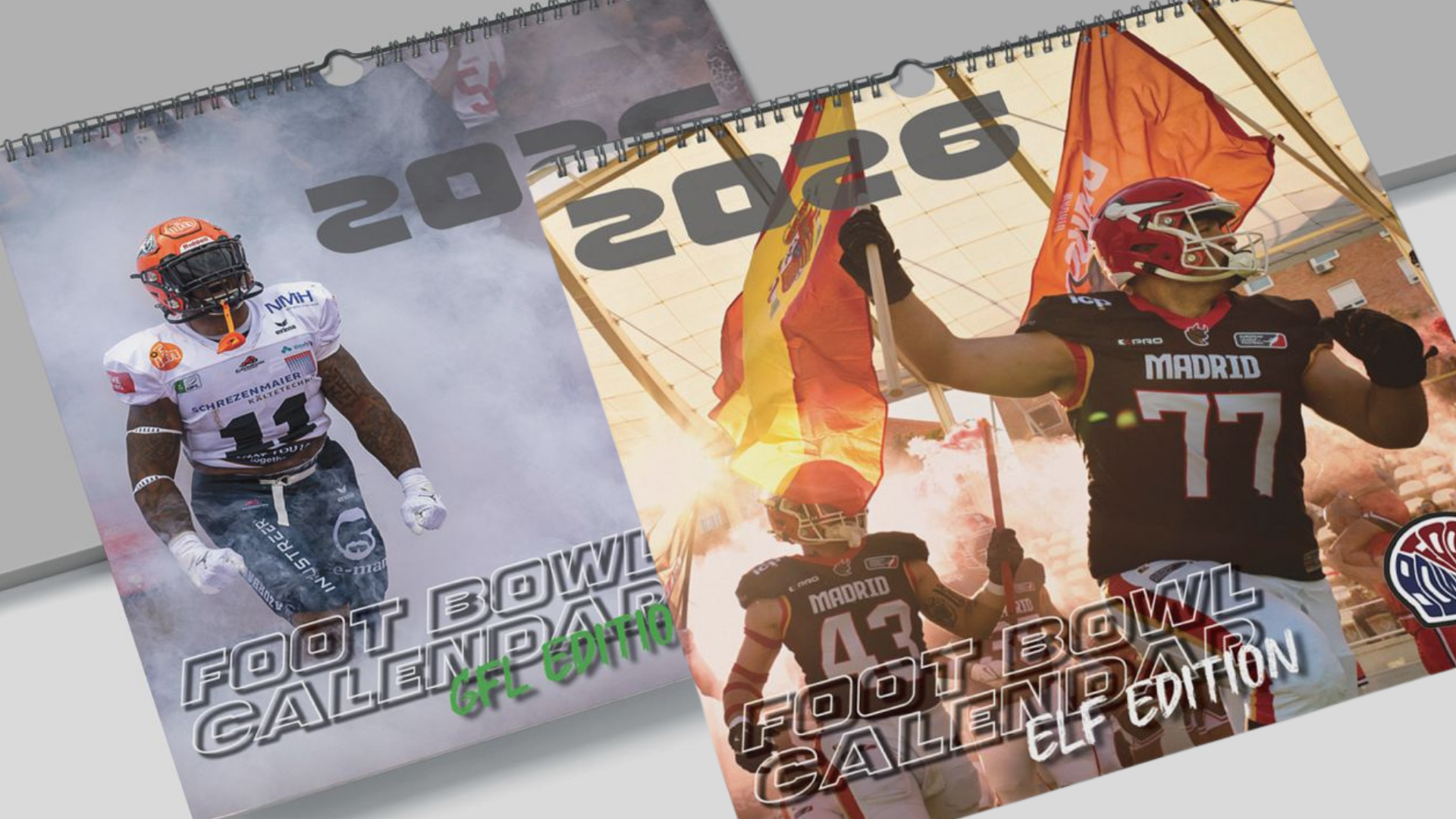 Jetzt erhältlich: Der Foot Bowl Kalender 2026 in vier Editionen